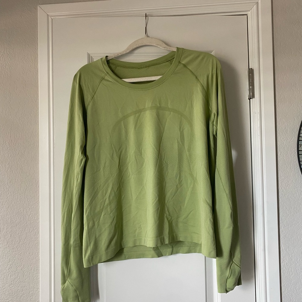 Lululemon Swiftly Long Sleeve Edamame Green